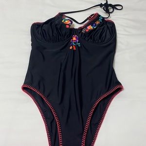 Black One Piece Swimsuit